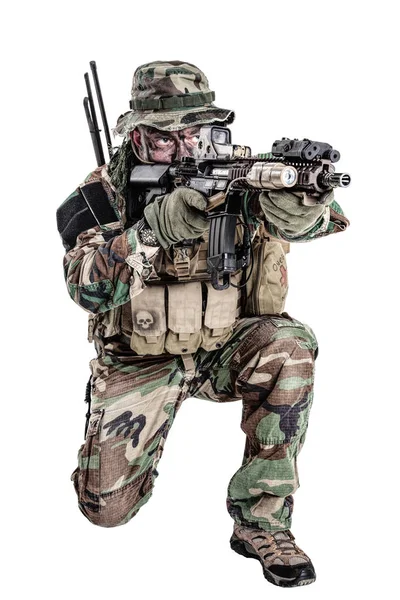 Jungle warfare enhet — Stockfoto