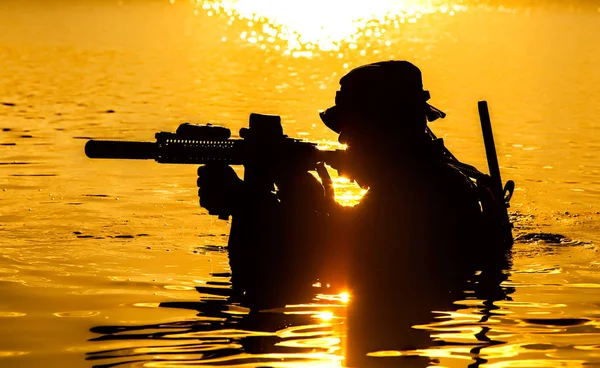 Orman nehirde geçiş