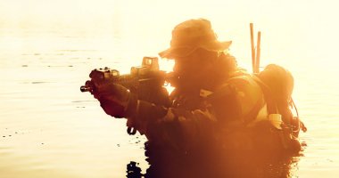 Orman nehirde geçiş