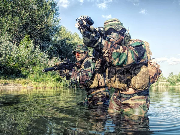 Jungle warfare enhet — Stockfoto