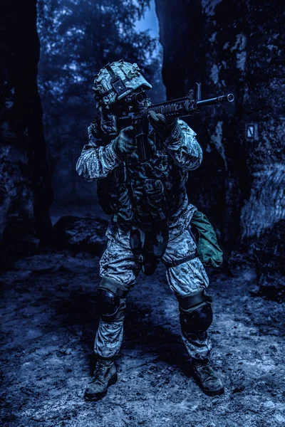 US Marine Soldier — Stok Foto