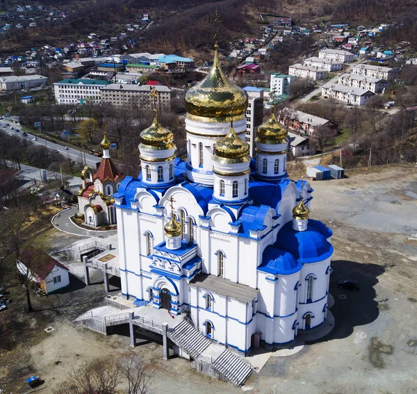 Cathédrale Église ville de Nakhodka — Photo