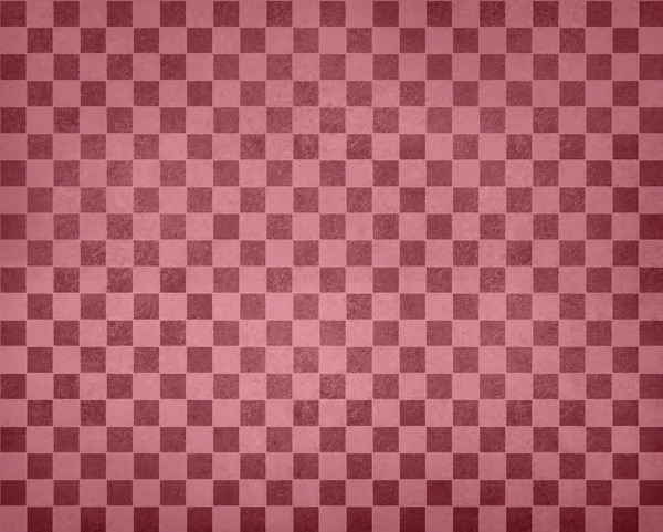 vintage checkered background pattern, rows of dark red and light pink squares with distressed vintage texture, red and pink checked wallpaper design, shabby chic country style
