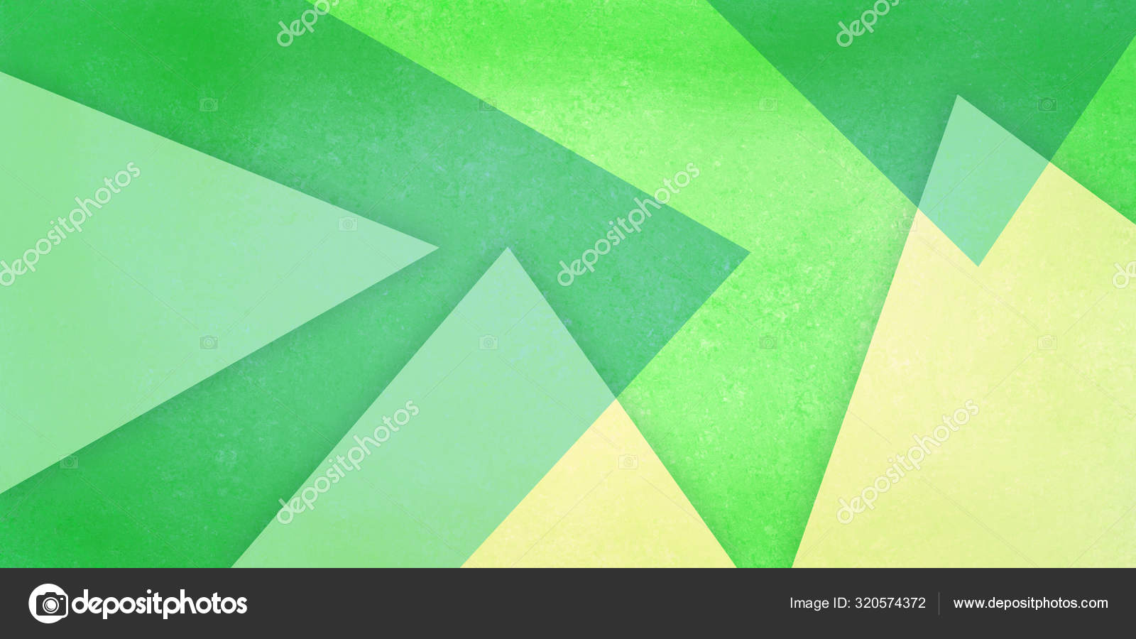 Abstract Blue Green Yellow Background Triangle Shapes Modern Clean