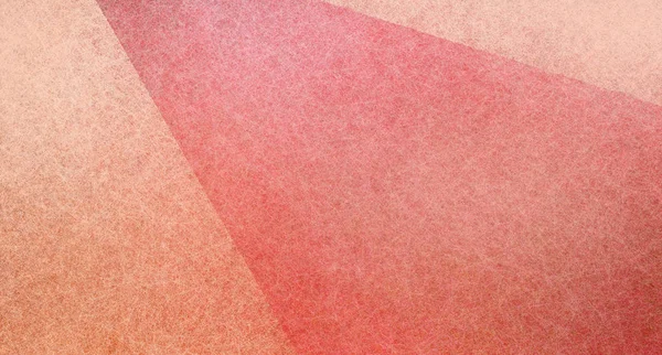 带有红色横幅的橙色背景在纹理对角线设计中的应用 带有大条纹的软垫背景在温暖的桃红色和粉色背景中的应用 — 图库照片