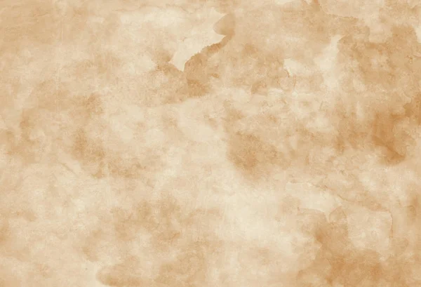 Старый Коричневый Бумажный Пергамент Дизайн Фона Бедственной Винтажный Акварель Кофе — стоковое фото
