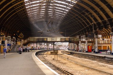 York, İngiltere'de tren istasyonu