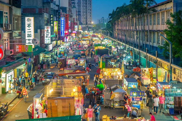 Mercado nocturno de Jhongli Xinming — Foto de Stock