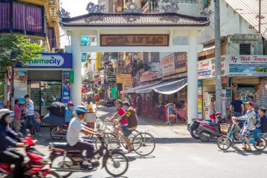 Vietnam 'daki Pham Ngu Lao Caddesi.