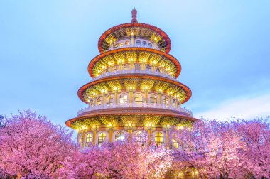 Tien-Yuan temple in Taipei clipart