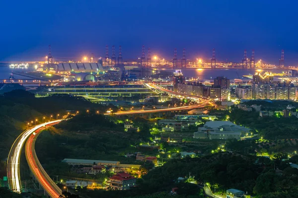 Night view of Taipei city