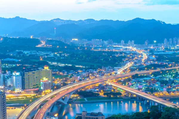 Night view of Taipei city