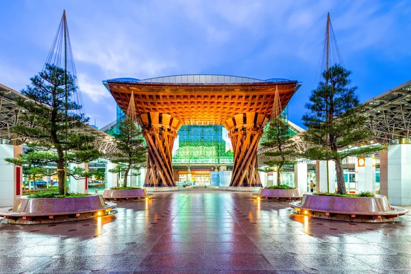 Drum Gate of New Kanazawa Station — Stock Photo, Image