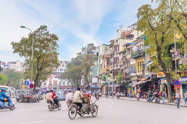 Vista de rua de Hanói — Fotografia de Stock