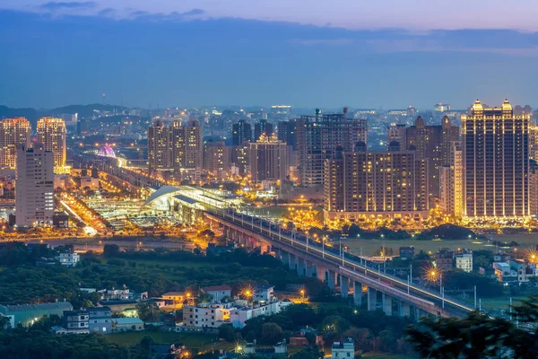 Zhubei város Skyline — Stock Fotó