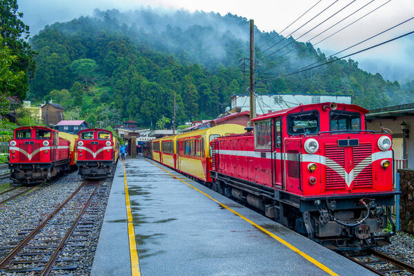 fenqihu station in Alishan