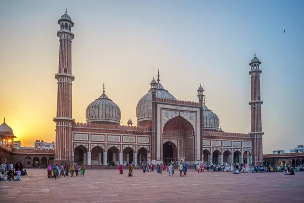 Jama masjid em delhi — Fotografia de Stock