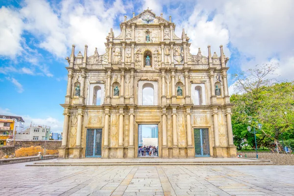 Ruinerna av St. Paul's i Macau — Stockfoto