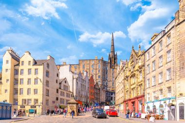 Edinburgh sokak görünümü