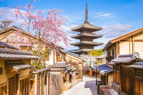 Kioto Japón Abril 2016 Vista Calle Kyoto Japón Primavera —  Fotos de Stock