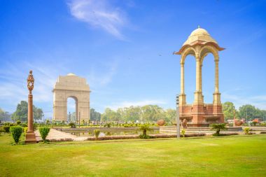 Gölgelik ve Hindistan kapı Yeni Delhi, Hindistan