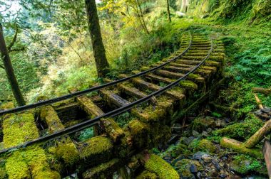Yilan, Tayvan terk edilmiş tren parça