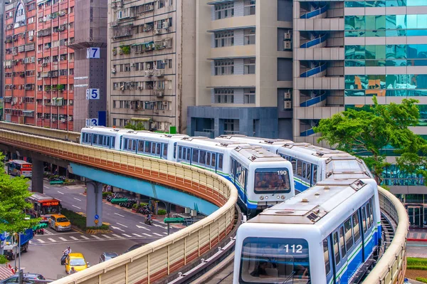 Ligne Wenhu Métro Taipei Taipei Taiwan — Photo