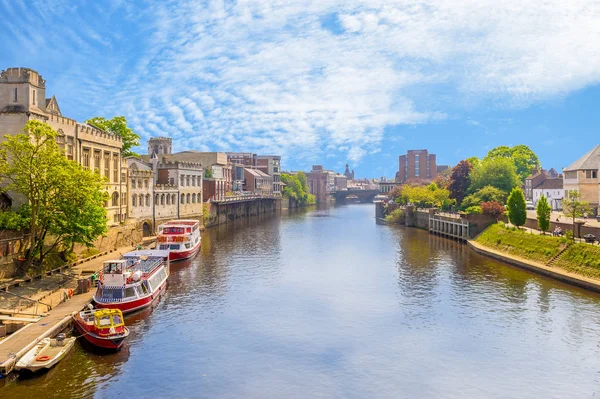 Paisaje York Junto Orilla Del Río — Foto de Stock