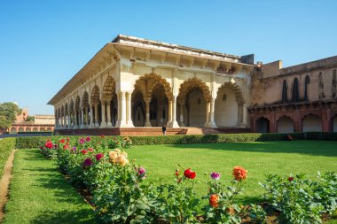 Agra Fort Diwan ı Am (Hall, genel izleyici) Hindistan
