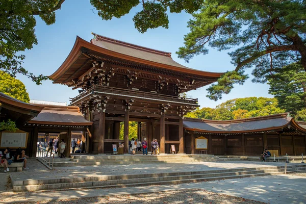 Meiji Shrine Přilehlý Park Yoyogi Tokiu — Stock fotografie