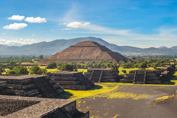 Pyramid Sun Teotihuacan Mexico — Stockfoto