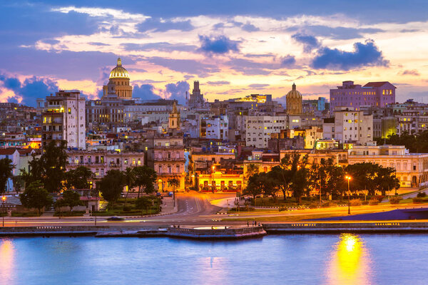 skyline of Havana (Habana), capital of Cuba