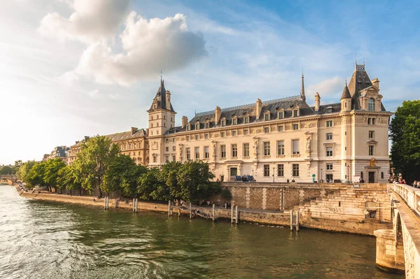 Кассационный Суд Франции Париже Реке Сена — стоковое фото