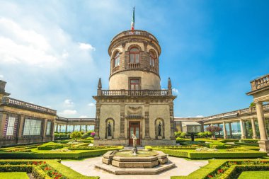 National Museum of History, Chapultepec Castle in Mexico City clipart