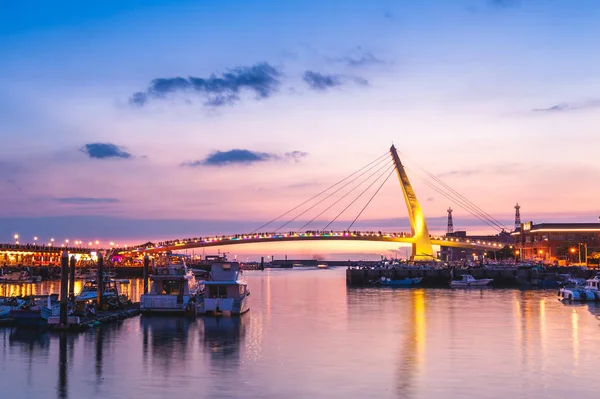 Puente Del Amante Muelle Del Pescador Taipei — Foto de Stock