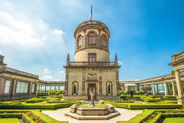 Εθνικό Ιστορικό Μουσείο Κάστρο Chapultepec Στην Πόλη Του Μεξικού — Φωτογραφία Αρχείου