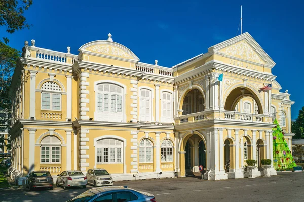 Fasada Ratusza George Town Penang Malezja — Zdjęcie stockowe