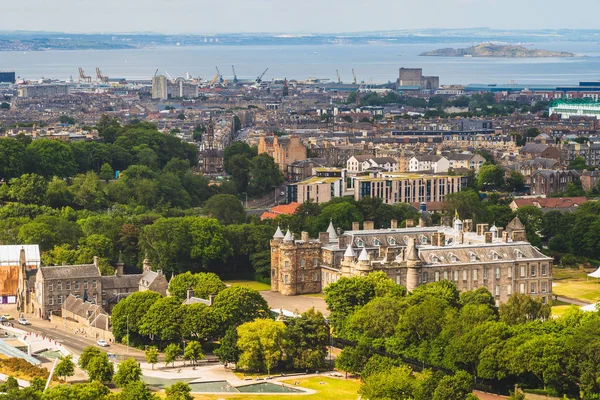 Edinburgh Skoçya Nın Hava Manzarası Ngiltere — Stok fotoğraf