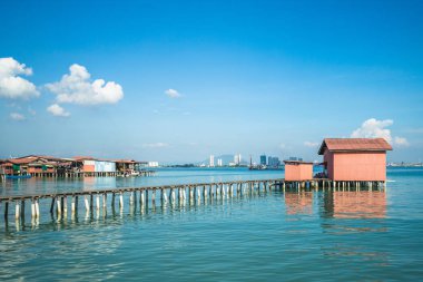 İskele, biri tan: klan jetties, penang, Malezya