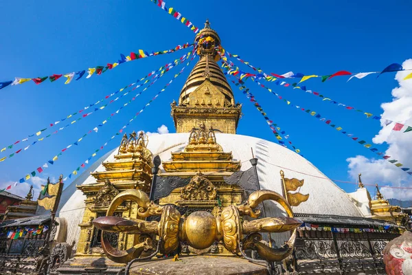 Swayambhunath Monkey Temple Kathmandu Nepal — Stock Photo, Image