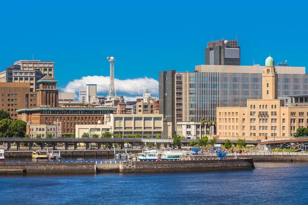 Skyline Porto Yokohama Japão — Fotografia de Stock