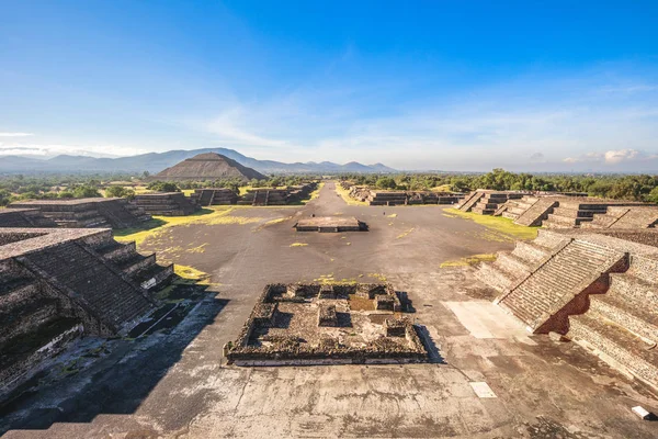 Nappiramis Teotihuacanban Mexikóban — Stock Fotó