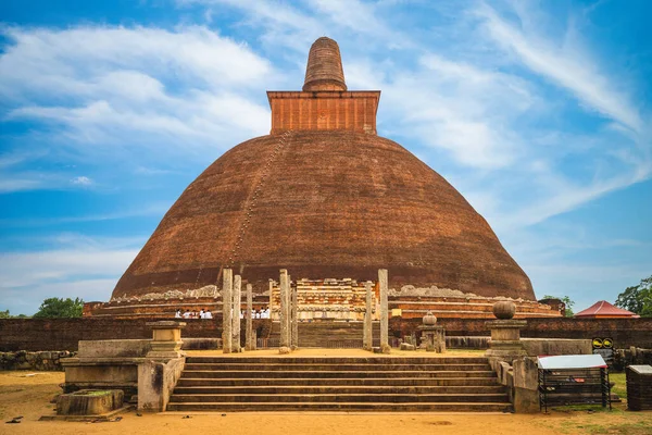 Kaart Van Jetavanaramaya Dagaba Anuradhapura Sri Lanka — Stockfoto