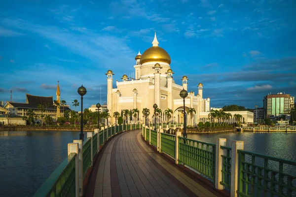 Mezquita Omar Ali Saifuddien Bandar Seri Begawan Brunei — Foto de Stock