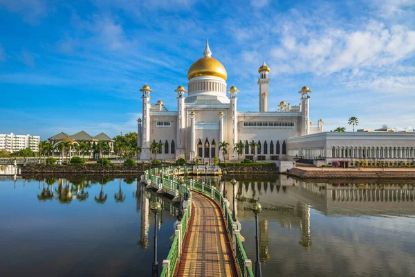 Τζαμί Omar Ali Saifuddien Στο Bandar Seri Begawan Μπρουνέι — Φωτογραφία Αρχείου