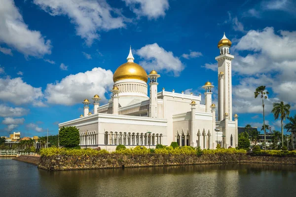 Mesquita Omar Ali Saifuddien Bandar Seri Begawan Brunei — Fotografia de Stock