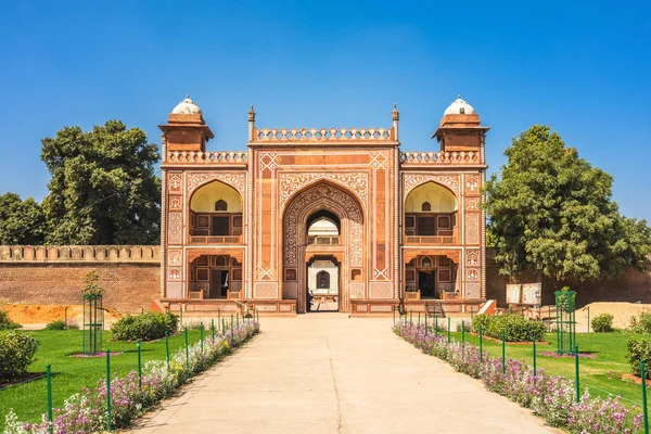 Porte Entrée Tombeau Itimad Daulah Agra Inde — Photo