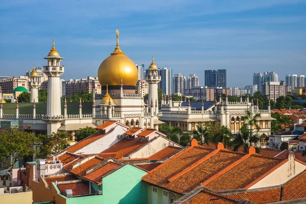 Arab Utca Szultán Masjid Singapore — Stock Fotó