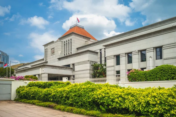 Parlamentet House Singapore Vid Floden — Stockfoto