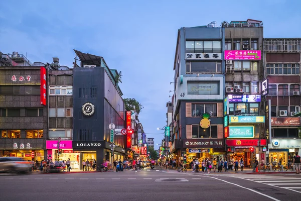 Taipei Taiwan Maio 2020 Yongkang Street Night Market Famosa Por — Fotografia de Stock